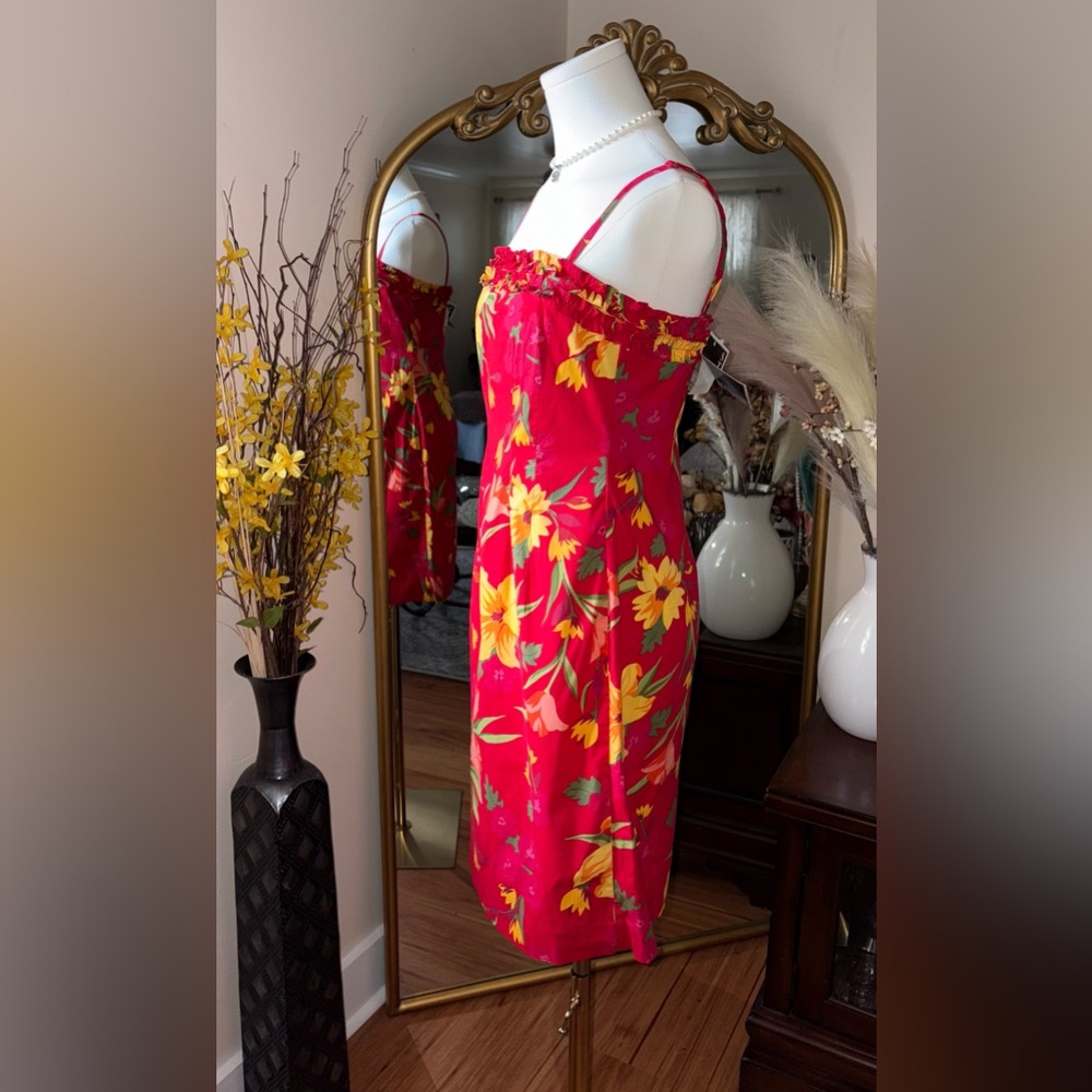 Vintage Y2K Giorgio Fiorlini Womens Dress Size 6 Floral NWT - Picture 3 of 11